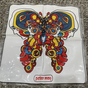 Vintage Peter Max‎ 70's Inflatable Plastic Pillow